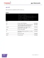 Предварительный просмотр 666 страницы THOMSON TG784-SIP Cli Reference Manual