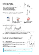 Preview for 8 page of THOMSON TH3HYDRO Operating Instructions Manual