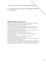 Preview for 34 page of THOMSON THBI6814WD Operating Instructions Manual