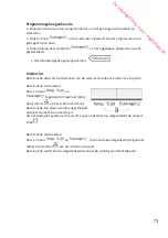 Preview for 73 page of THOMSON THBI6814WD Operating Instructions Manual