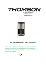 Preview for 1 page of THOMSON THCO07587 User Manual