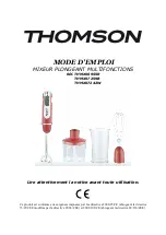 Preview for 1 page of THOMSON THMX06955R User Manual