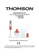 Preview for 9 page of THOMSON THMX06955R User Manual