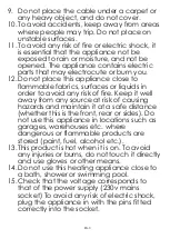 Preview for 12 page of THOMSON THSFC10VB Instruction Manual