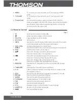 Предварительный просмотр 11 страницы THOMSON THT520 User Manual