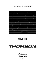 Preview for 2 page of THOMSON THV 6400 Manual