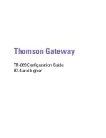 Предварительный просмотр 3 страницы THOMSON TR-069 Configuration Manual