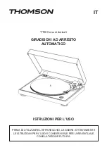 Preview for 28 page of THOMSON TT300 Operating Instructions Manual