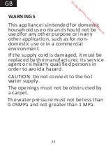 Preview for 24 page of THOMSON TW 712 Operating Instructions Manual