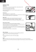 Preview for 29 page of THOMSON TW BI 612 Operating Instructions Manual