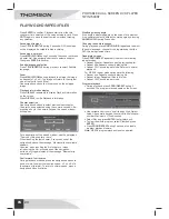 Preview for 22 page of THOMSON TWIN7500ST User Manual