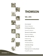 THOMSON VS 270 User Manual preview