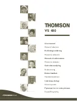 THOMSON vs 480 User Manual preview