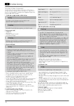 Preview for 18 page of THOMSON WAB032 Operating Instructions Manual