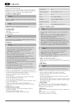 Preview for 19 page of THOMSON WAB032 Operating Instructions Manual