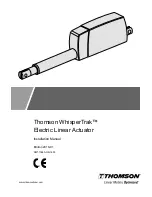 THOMSON WhisperTrak Series Installation Manual preview