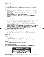 Preview for 8 page of THOMSON WHP 465 Manual