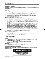 Preview for 20 page of THOMSON WHP 465 Manual