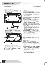 Preview for 8 page of THOMSON WM40i Manual