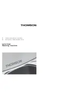 Preview for 1 page of THOMSON WTT1480I Installation And Operating Instructions Manual