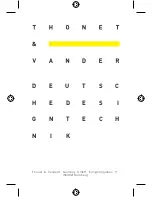 Preview for 24 page of Thonet & Vander FREI Operation Manual