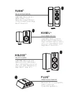 Preview for 8 page of Thonet & Vander koloss Operation Manual