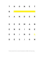 Preview for 80 page of Thonet & Vander koloss Operation Manual