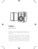 Preview for 3 page of Thonet & Vander Kurbis Operation Manual