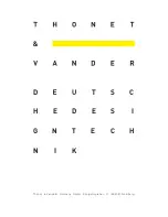 Preview for 24 page of Thonet & Vander M6 STUDIO Operation Manual