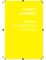 Preview for 5 page of Thonet & Vander RATSEL Operation Manual