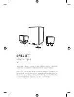 Preview for 3 page of Thonet & Vander SPIEL BT Operation Manual