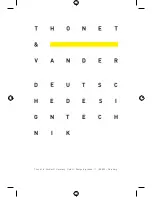 Preview for 48 page of Thonet & Vander VERTRAG BT Operation Manual