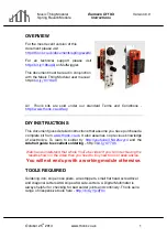 Preview for 1 page of Thonk Spring Reverb Instructions Manual