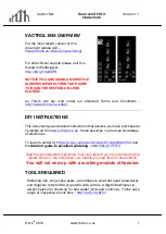 Preview for 1 page of Thonk VACTROL MIX Instructions Manual