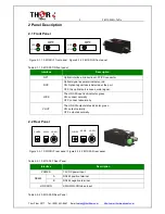 Preview for 4 page of Thor Broadcast F-M1SDI-3G-TxRx User Manual