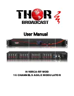 Preview for 1 page of Thor Broadcast H-16RCA-RF-MOD User Manual