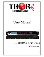 Preview for 1 page of Thor Broadcast H-HDCOAX-1 User Manual