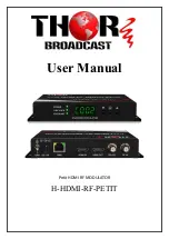 Thor Broadcast H-HDMI-RF-PETIT User Manual preview