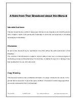 Preview for 3 page of Thor Broadcast Thor Fiber HD-IRD-V3-ATSC-DVBS2 User Manual