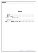 Preview for 2 page of Thor Fiber F-M1SDI-TR-ET User Manual