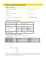 Предварительный просмотр 8 страницы Thor Kitchen TRF24U Use And Care Manual