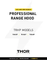 Preview for 2 page of Thor Kitchen TRH30P Use And Care Manual