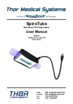 Thor Medical Systems SpiroTube User Manual preview