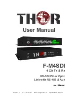 Предварительный просмотр 1 страницы THOR f-m3sdi User Manual