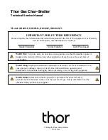 THOR GH103-N Technical & Service Manual предпросмотр