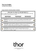 THOR GH105-N Technical & Service Manual preview