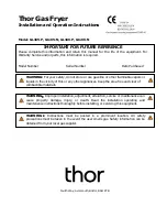 Предварительный просмотр 1 страницы THOR GL165-N Installation And Operation Instruction Manual