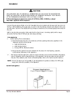 Предварительный просмотр 9 страницы THOR GL165-N Installation And Operation Instruction Manual