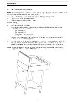 Preview for 8 page of THOR GL167-N Installation And Operation Instructions Manual