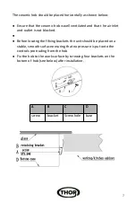 Предварительный просмотр 7 страницы THOR T154CZMA Instructions Manual